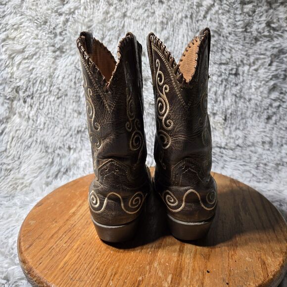 Ariat Shelleen Kids Size 2 Retro Leather Embroidered Boho Western Boot 0010256 - Picture 10 of 11